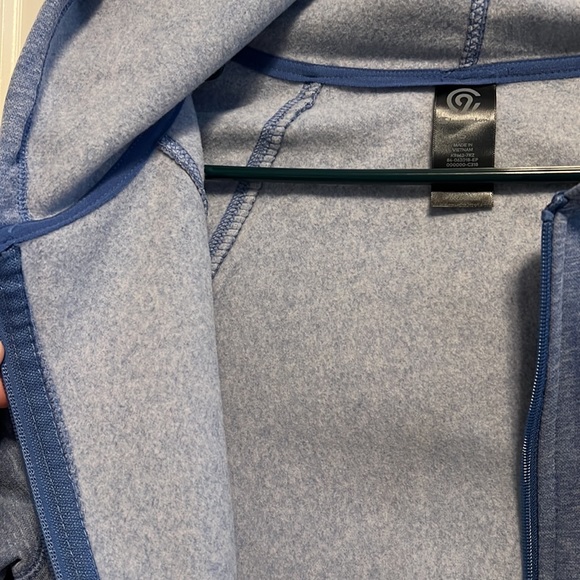 NEW W/O tags Women's Size Small blue hooded zip up sweatshirt. - Picture 5 of 7